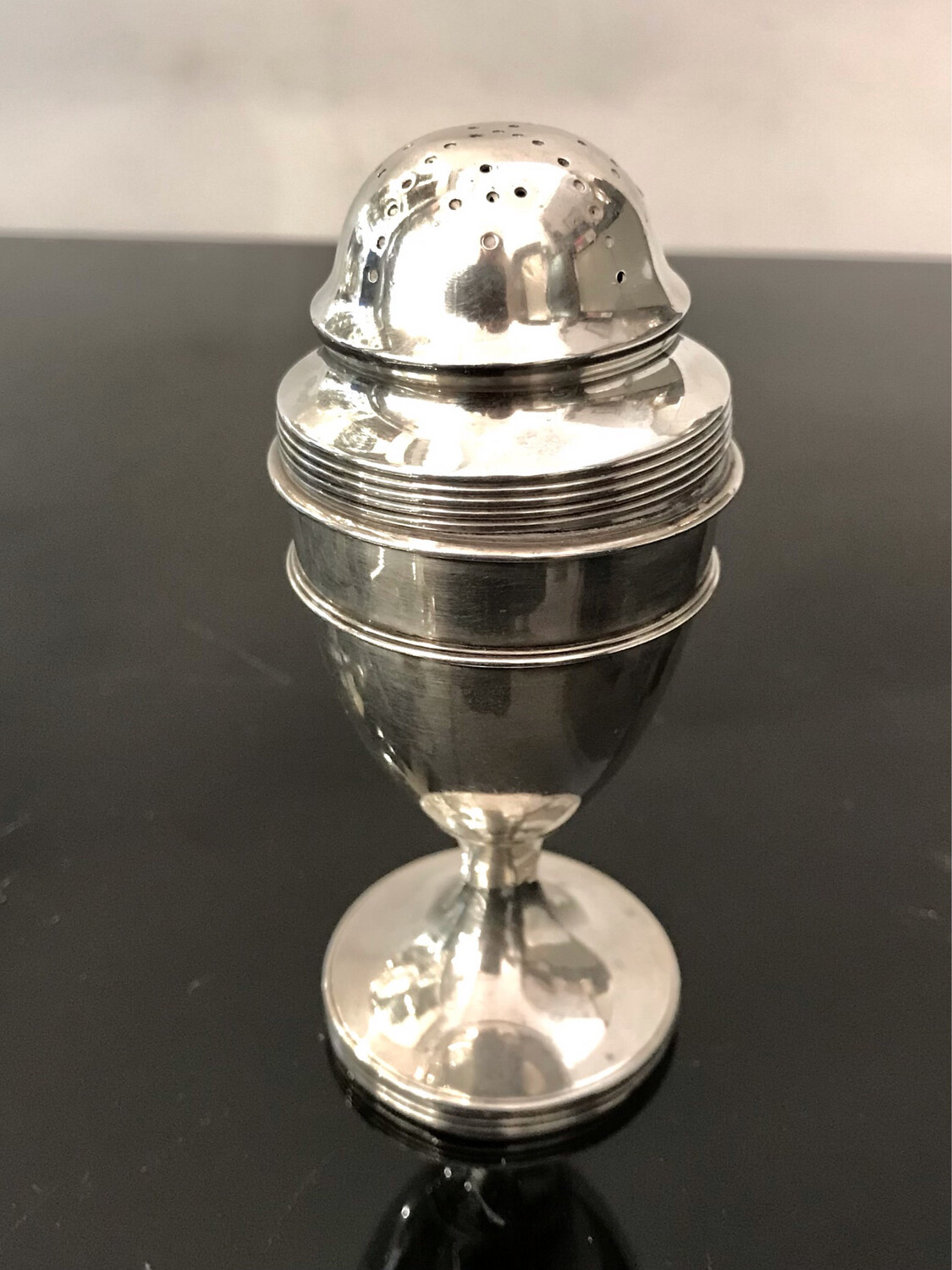 Streuer antik Silber England 1792 , 18. Jahrhundert , georgian silver pepper pot