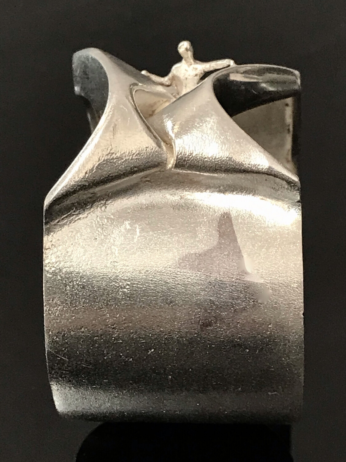  rare open bangle Finnish signed dated 1967