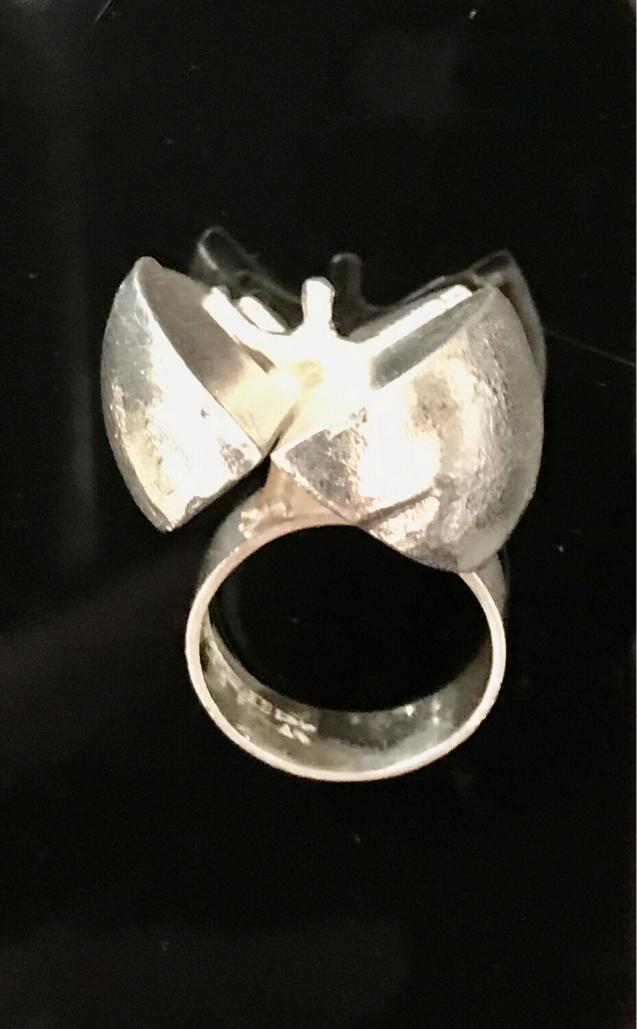 Lapponia Ring Ikarus Finnland 1973 selten 925 Sterling Silber signiert Björn , rare Finnisch silver ring by designer Björn Weckstrom 