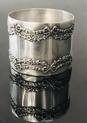 Serviettenring Silber Frankreich um 1910 , silver napkin ring France