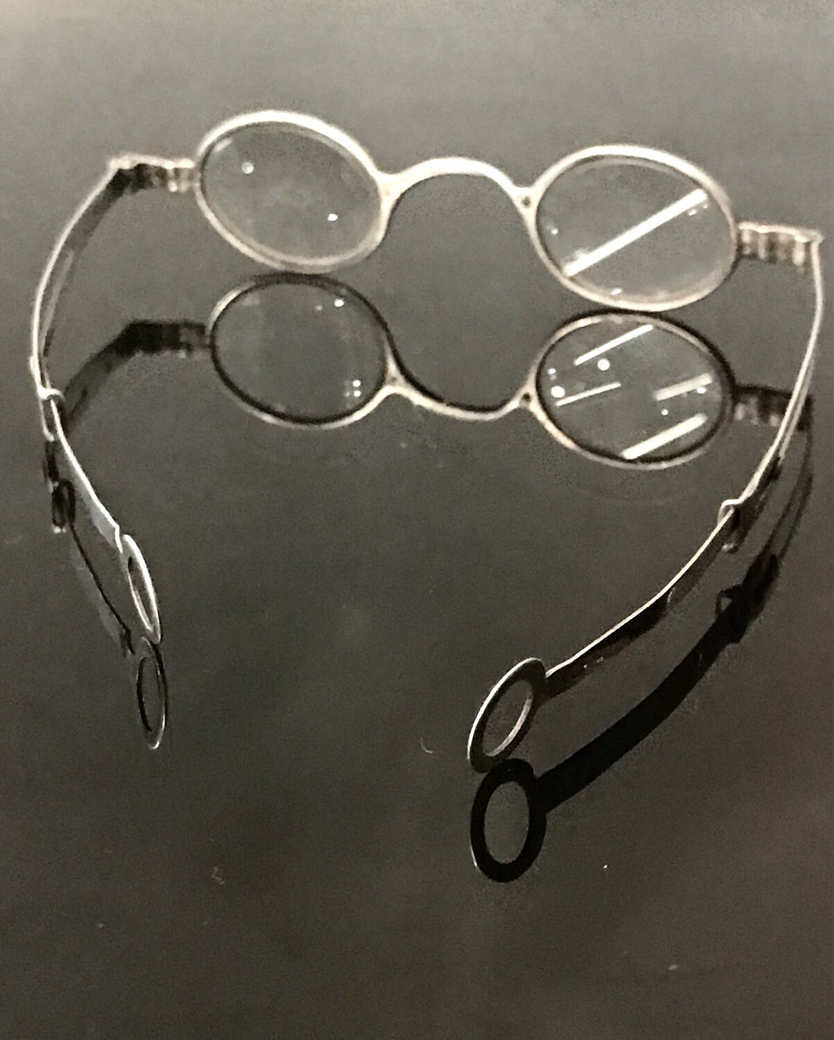 Brille Silber antik England um 1780 mit Etui , Georgian hallmarked Silver spectacles glasses