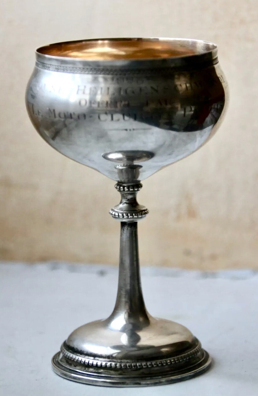 Weinkelch Trophäe Autosport Autorennen , 800 Silber Schweiz 1923 , motoring sport trophy silver wine goblet swiss car racing 
