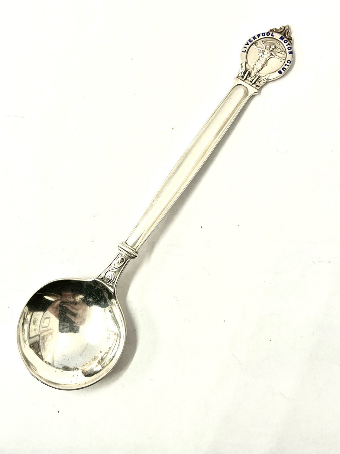 Winner&#39;s prize trophy spoon, silver plated, Liverpool Motor Club 1933 England Great Britain Winner&#39;s spoon, 2nd or 3rd winner&#39;s prize car racing competition