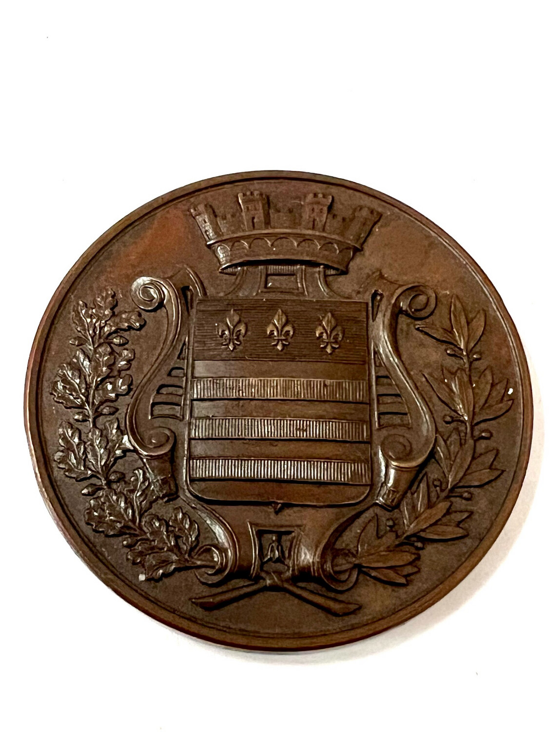 Medal Bronze Societé littéraire et artistique de Bezières France