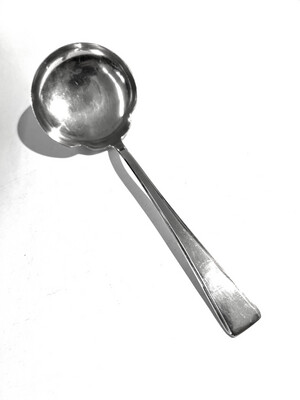 Sauce spoon sauce ladle serving spoon 800 silver Germany Franz Bahner design Professor Hübner 1911 Art Nouveau at the beginning of the twentieth century