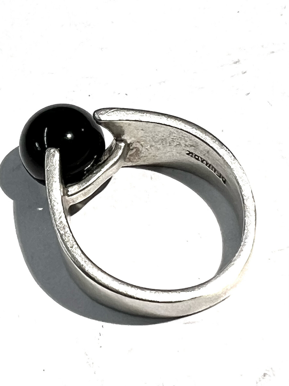 Ring 925 sterling silver Hans Hansen Denmark stylish modern design