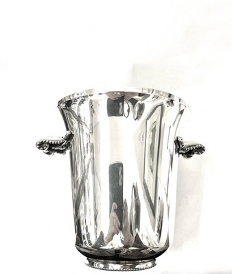 Champagne cooler wine cooler champagne cooler silver plated around 1960 brand Argit