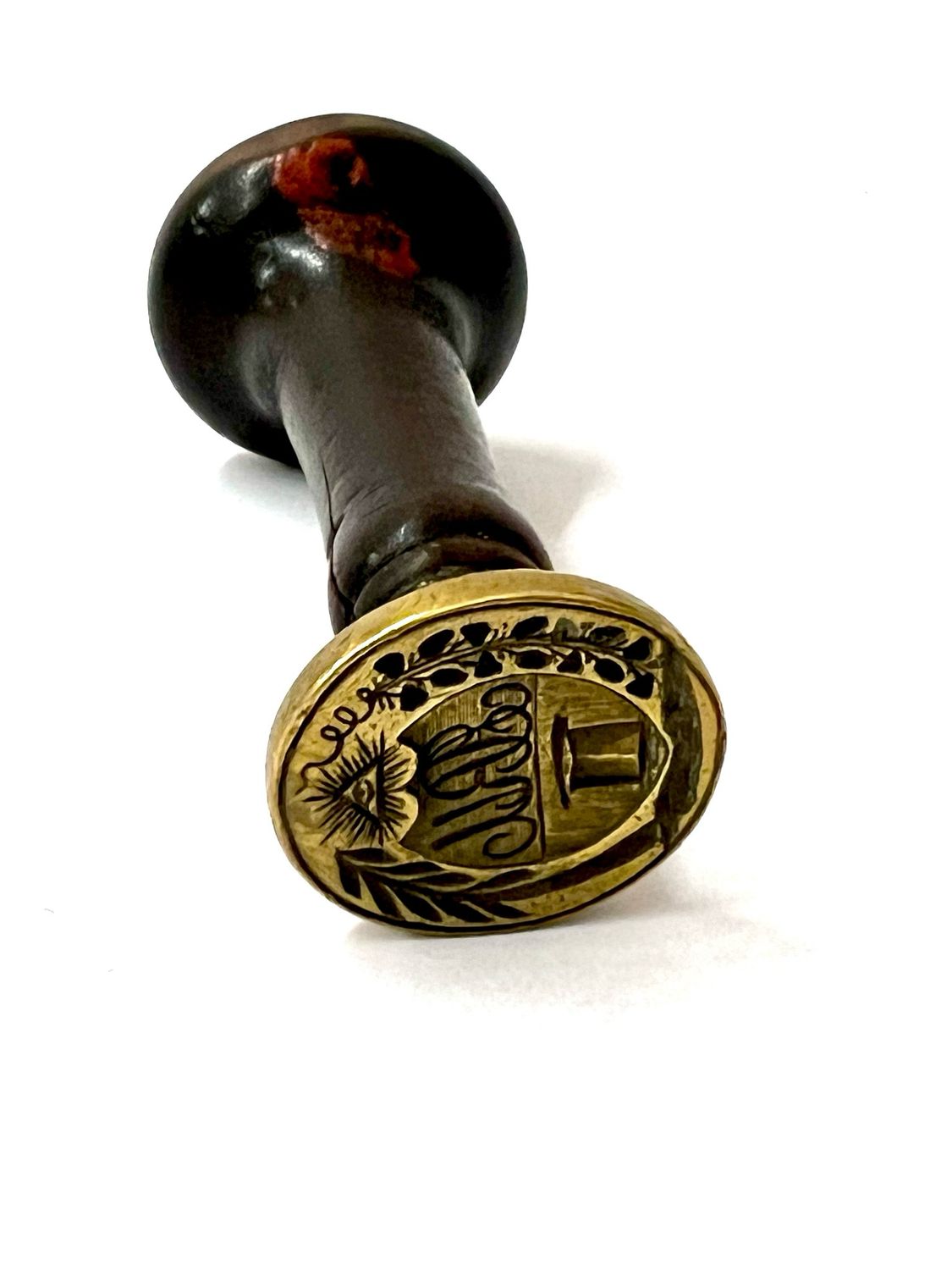 Wax seal signet Freemason around 1800 Masonic