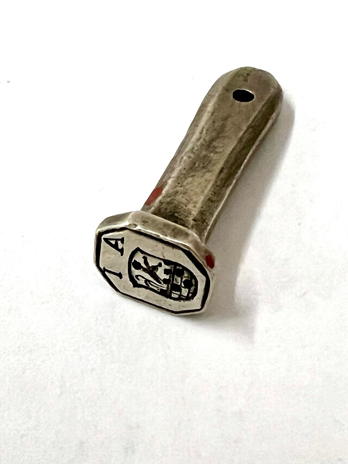 Petschaft Wachssiegel Silber um 1650 von Gräfenberg