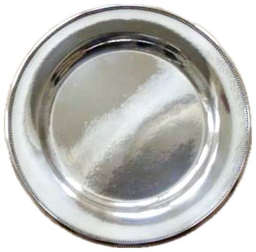 Georg Jensen Sterling Silber Platzteller Teller Art Deco Handarbeit signiert 1930/40‘er Jahre  