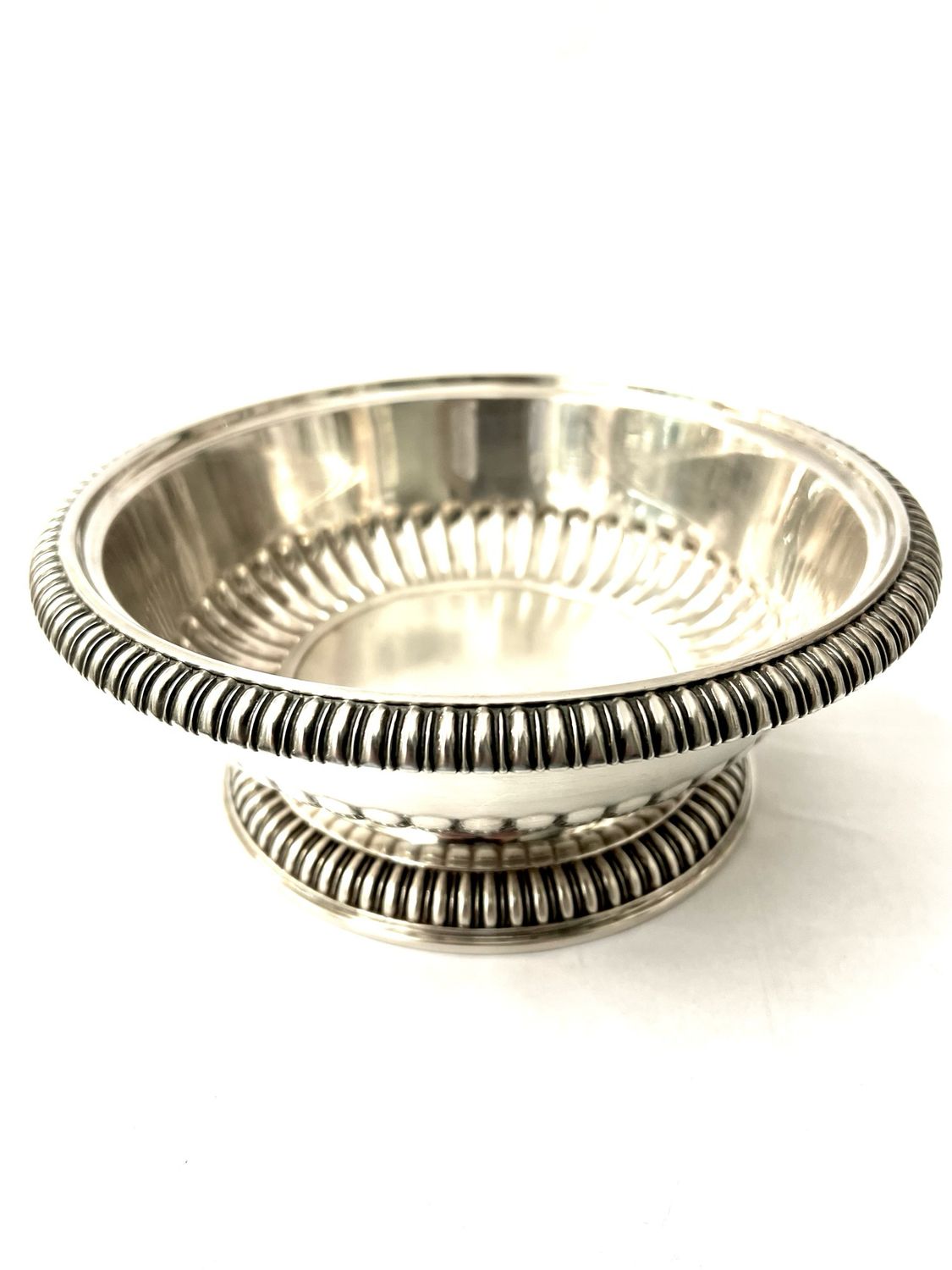 Schale Schüssel für z.B. Obst , 800 Silber Italien, toller Zustand  