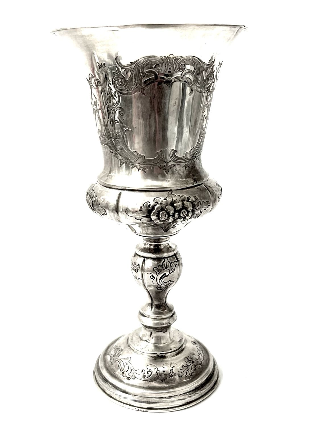 Kelch Weinkelch Silber Deutschland Biedermeier um 1830