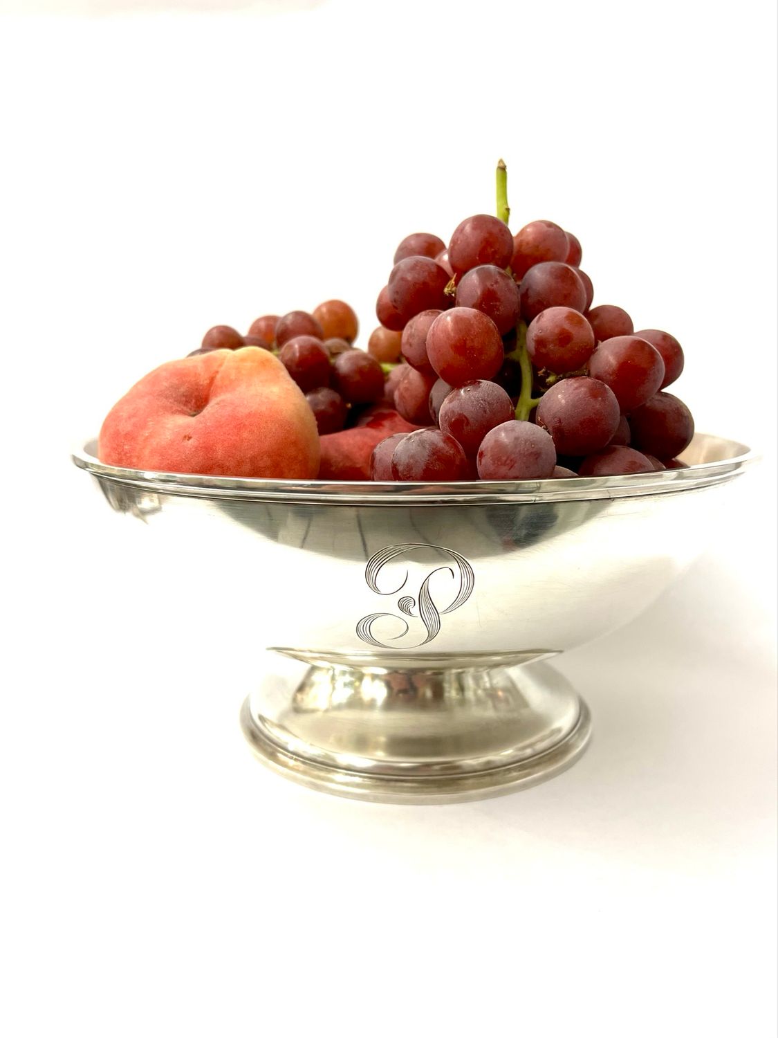 Schale für Obst , Brot , Rosenwasser 925 Sterling Silber USA Whiting Man.Co 