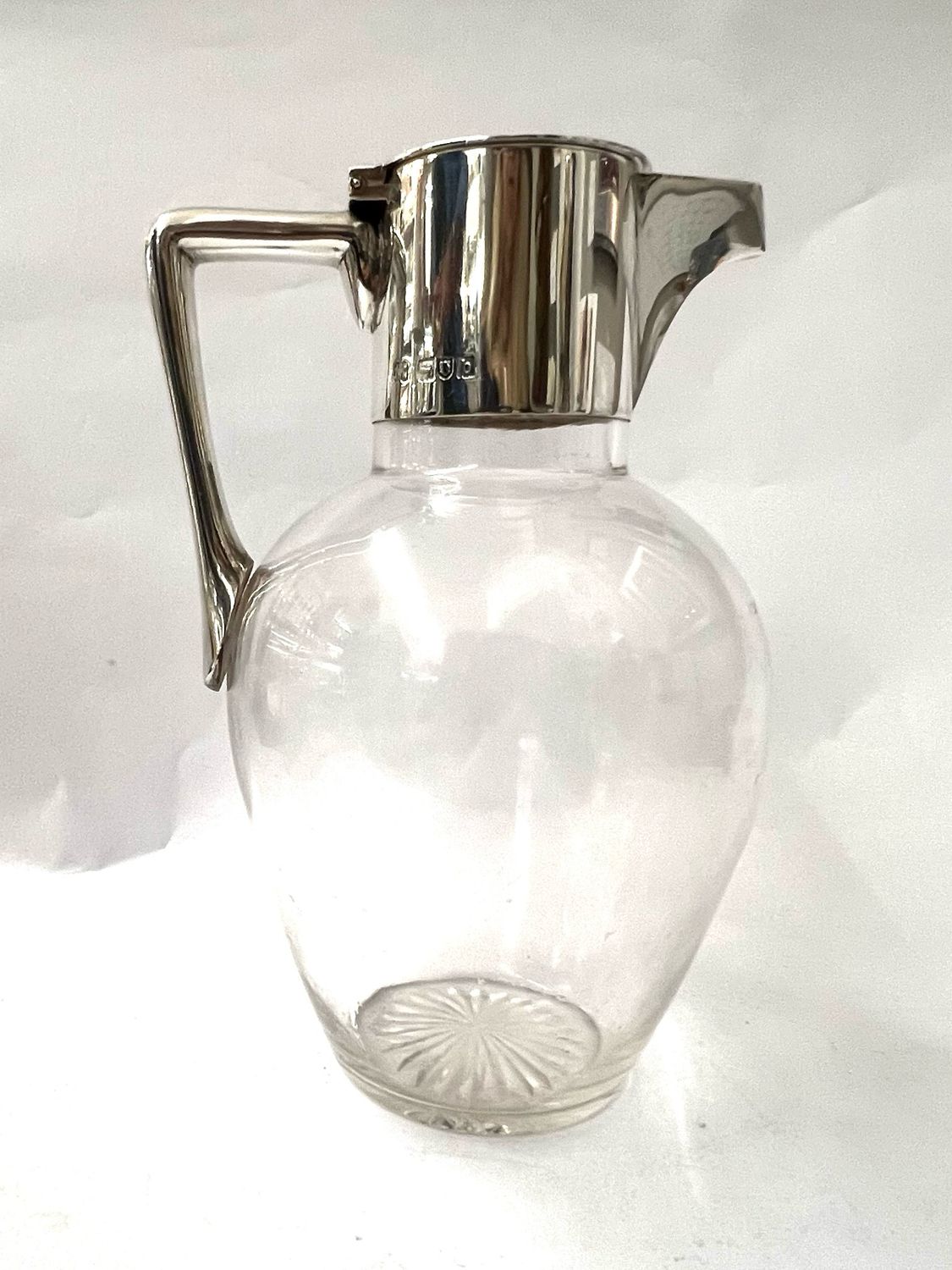 Karaffe England 925 Sterling Silber 1897 