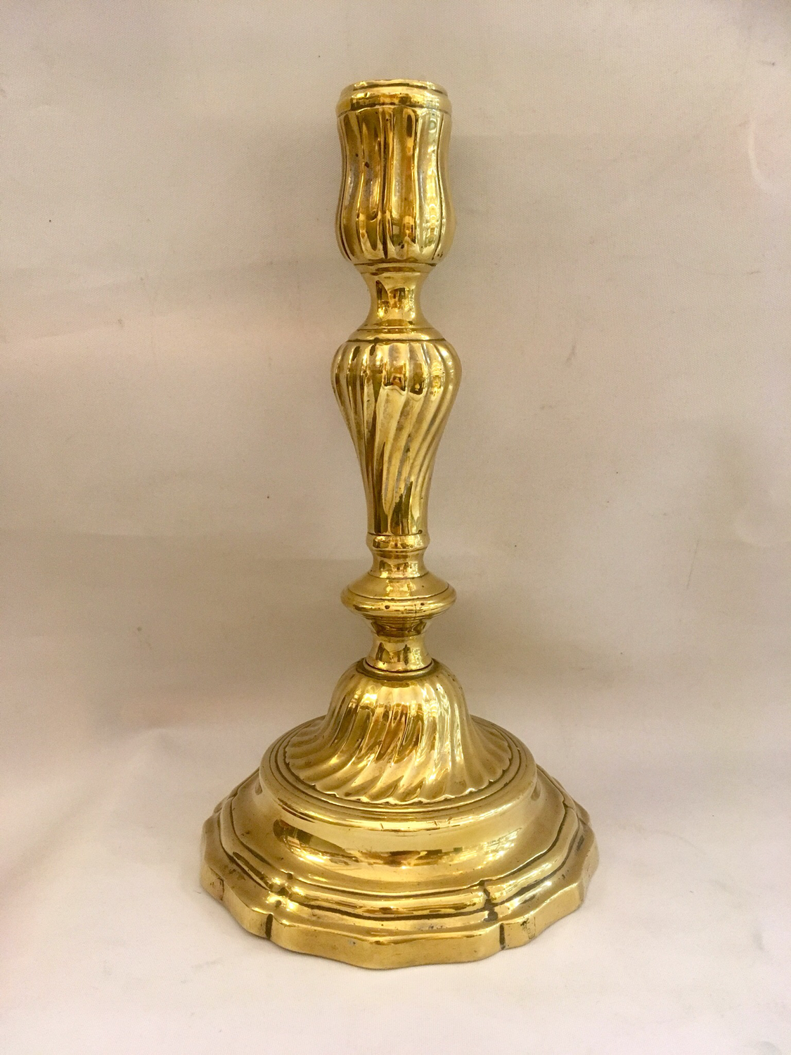 Kerzenleuchter Tafelleuchter Leuchter Bronze um 1750 Frankreich 18.Jahrhundert, candlestick early georgian