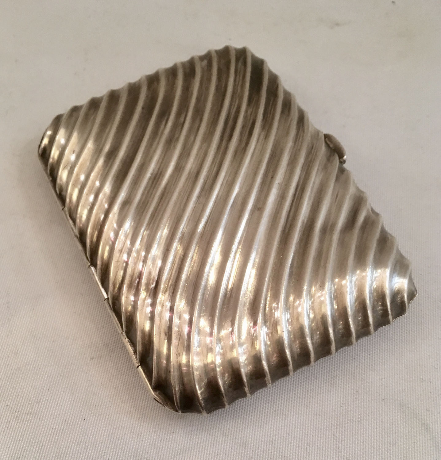 Zigarettenetui um 1900 massif Silber Jugendstil solid silver art nouveau cigarette case