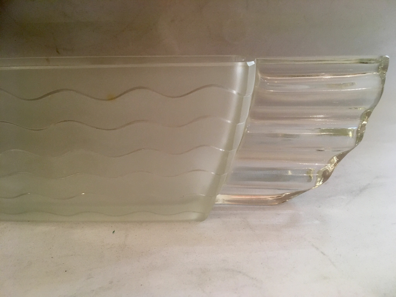 Verlys Glas Vase Art Deco Frankreich um 1930