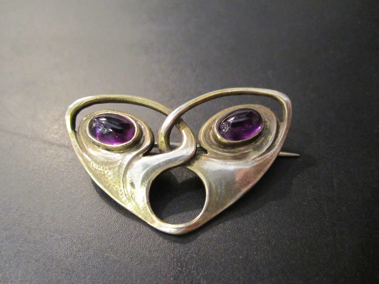 Theodor Fahrner Jugendstil Brosche um 1903 Deutschland Pforzheim, signed German art nouveau brooch by artist