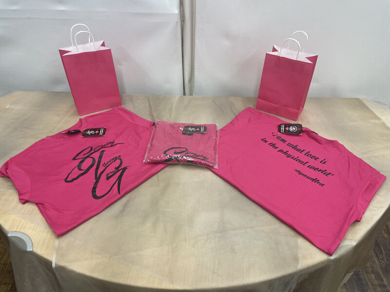 STG Cursive (Pink with black lettering