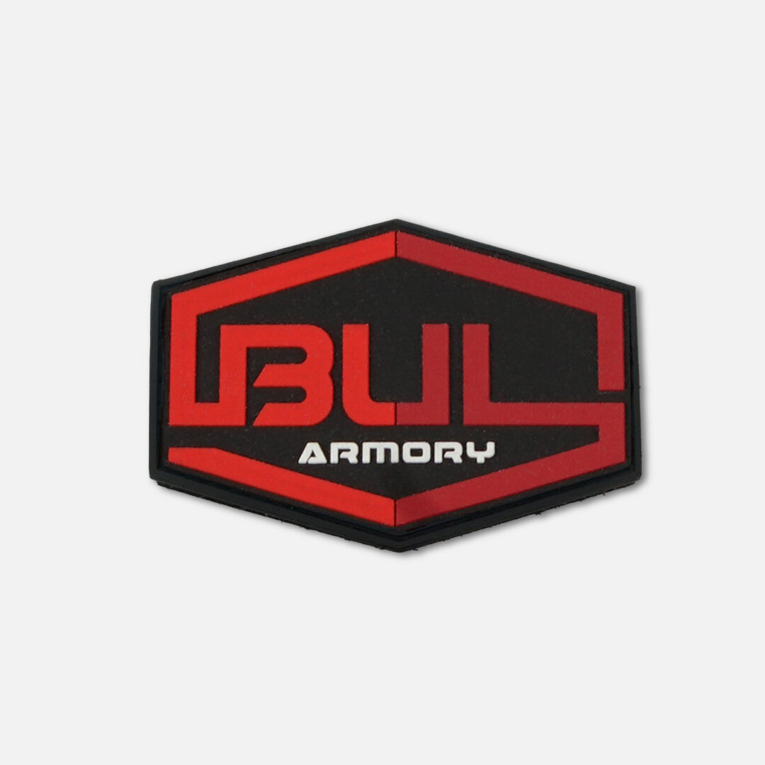 BUL  Armory Logo patch - Red + Black rubber