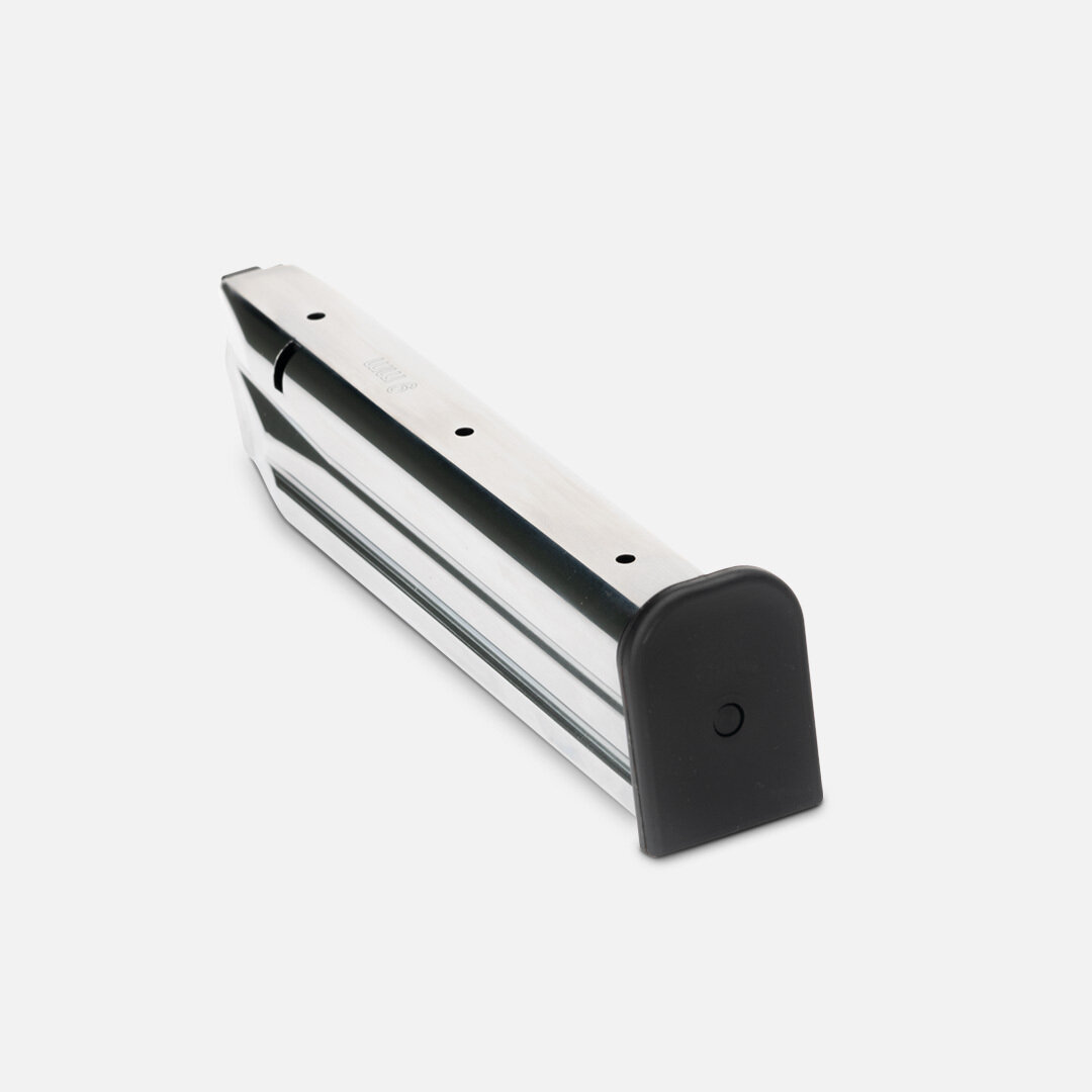 SAS II magazine / 9mm / 28rd / 170mm / Chrome / Polymer basepad