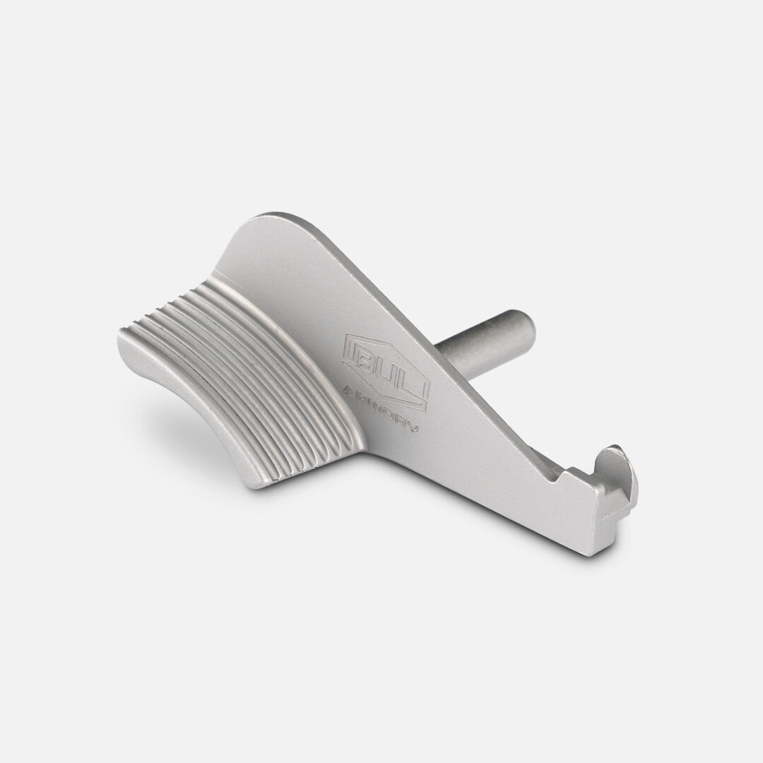 SAS II Slide stop with thumb rest - Stainless steel 9mm/45ACP/40S&amp;W