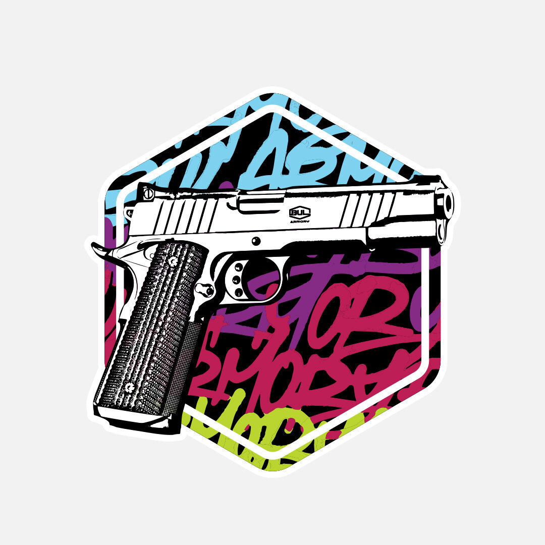 STICKERS - GRAFFITI HEX 1911