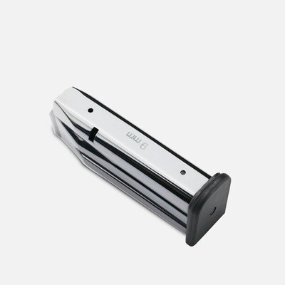 SAS II magazine / 9mm / 16rd / 110mm / Chrome / Polymer basepad