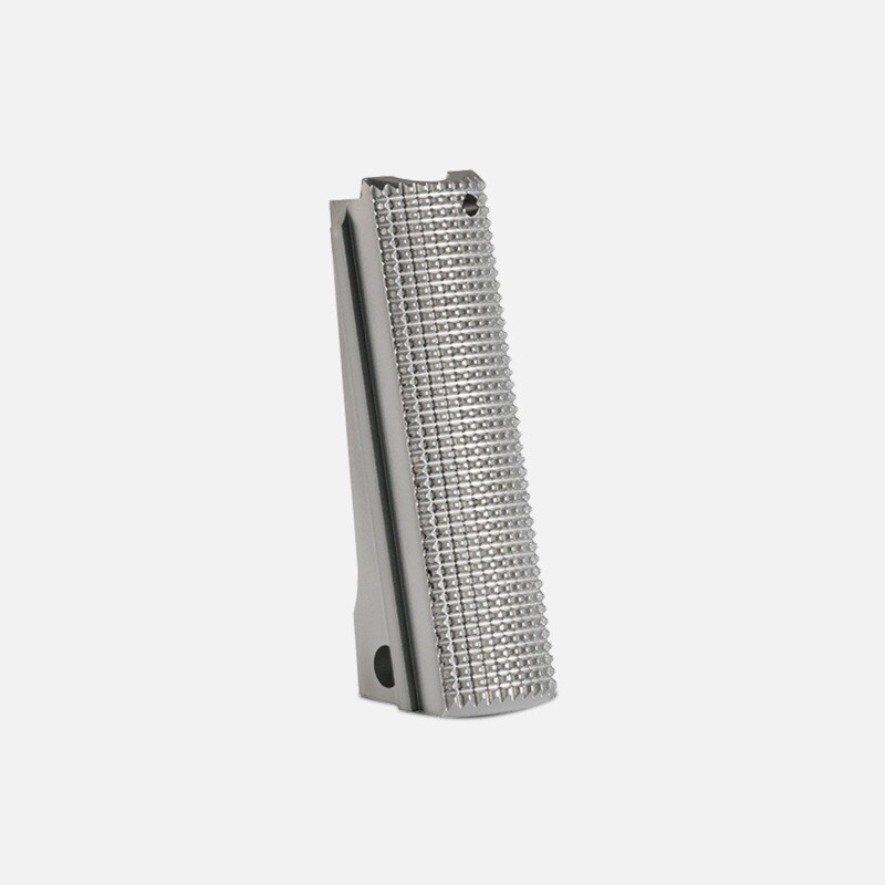 1911 Bobtail Mainspring Housing - Chain Link Pattern, Stainless Steel, Fits Colt & Sig