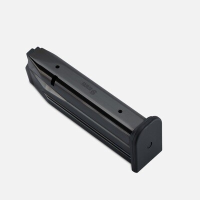 SAS II magazine / 9mm / 18rd / 126mm / Black / Black Polymer basepad