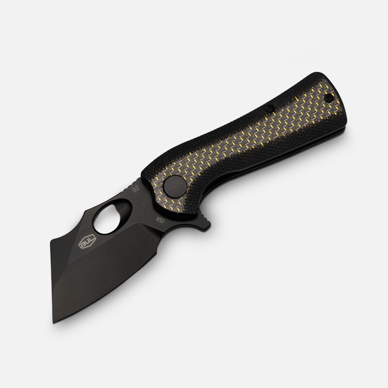 Mini Cleaver folding knife - Black DLC