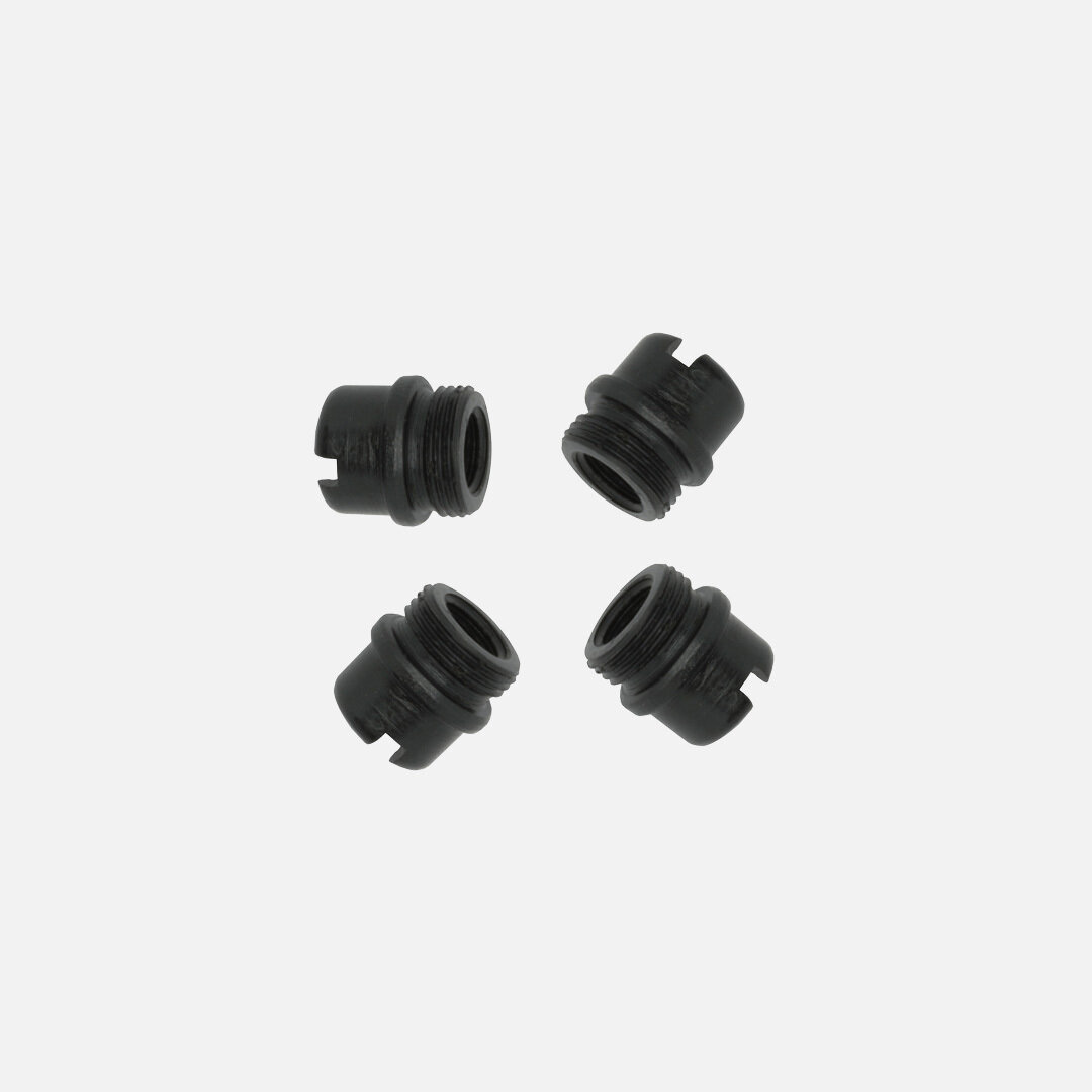 1911 grip screw bushings set Black