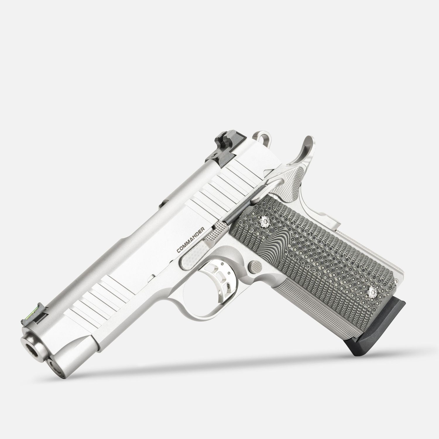 1911 COMMANDER, Caliber: .45 ACP, Color: Silver