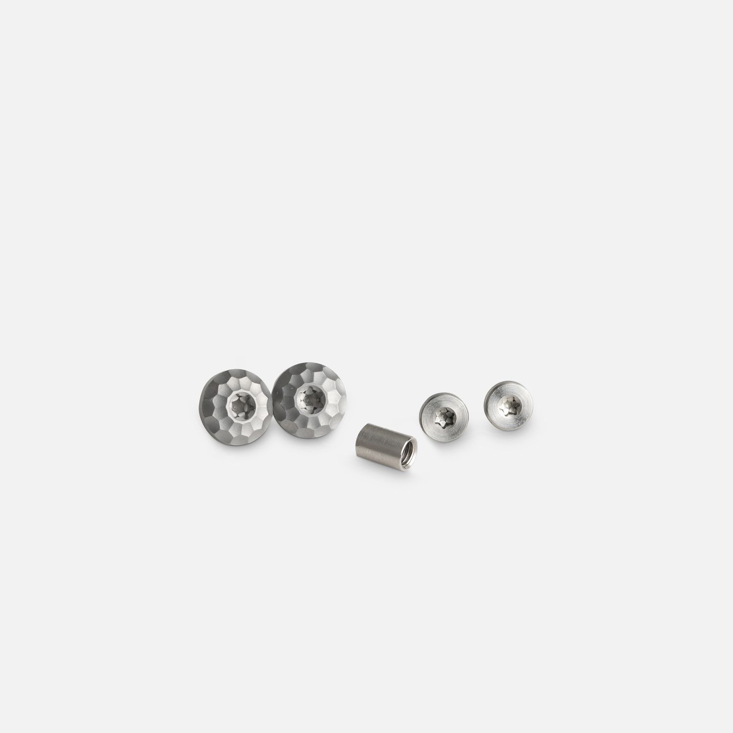 SAS 2 Torx Grip + Trigger Guard - Screw Kit - Silver
