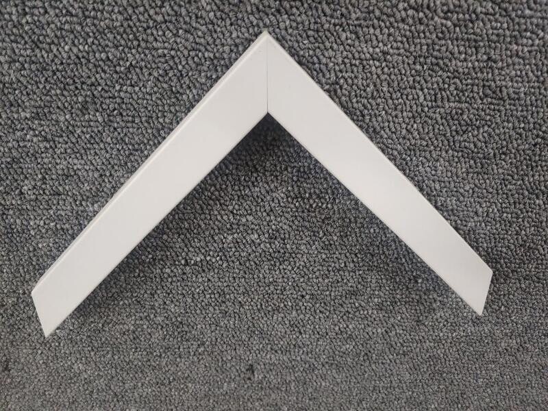 white flat frame