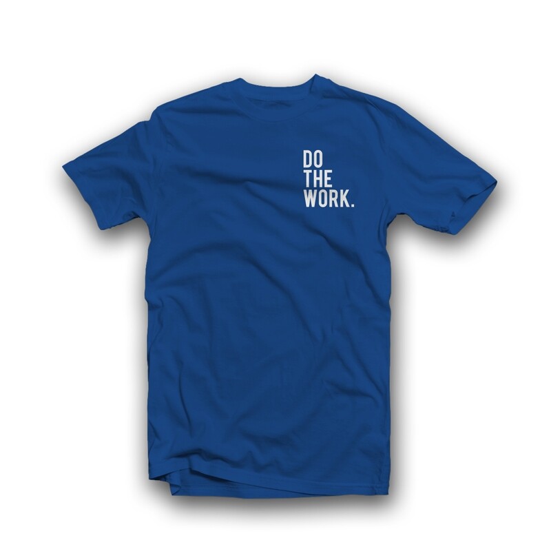 BLUE DOTHEWORK TEE