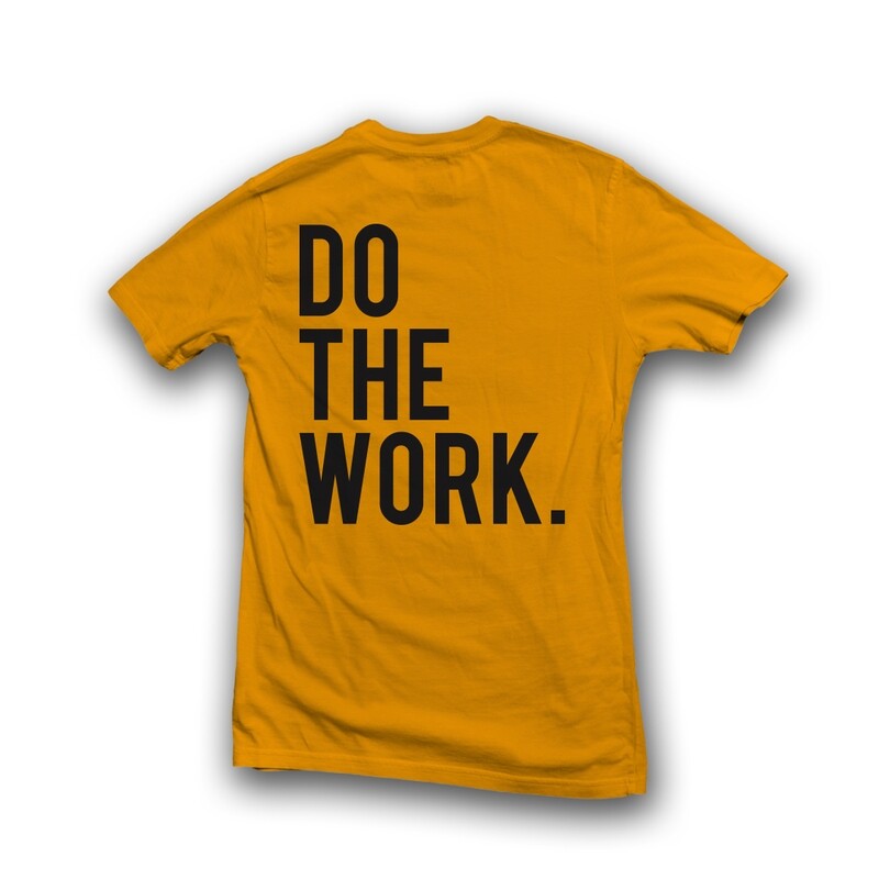 YELLOW DOTHEWORK TEE