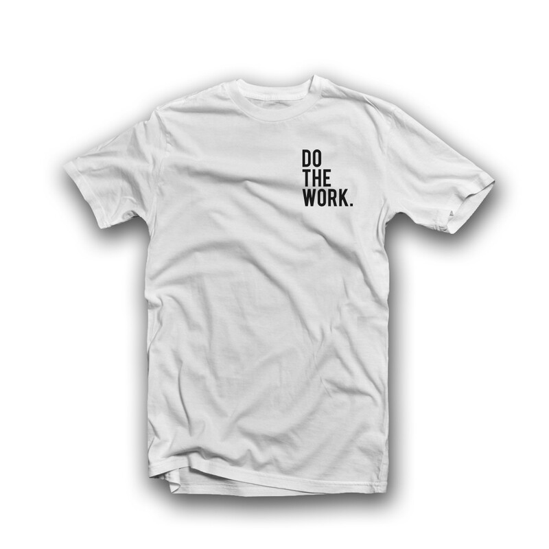 WHITE DOTHEWORK TEE