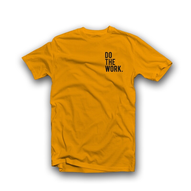 YELLOW DOTHEWORK TEE