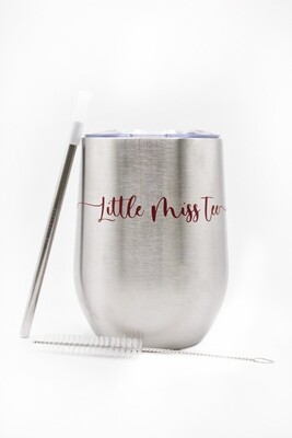 Little Miss Tee Travel Wine Tumblr (Stainless Steel)