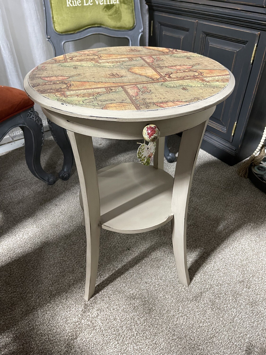 Small Round Accent Table