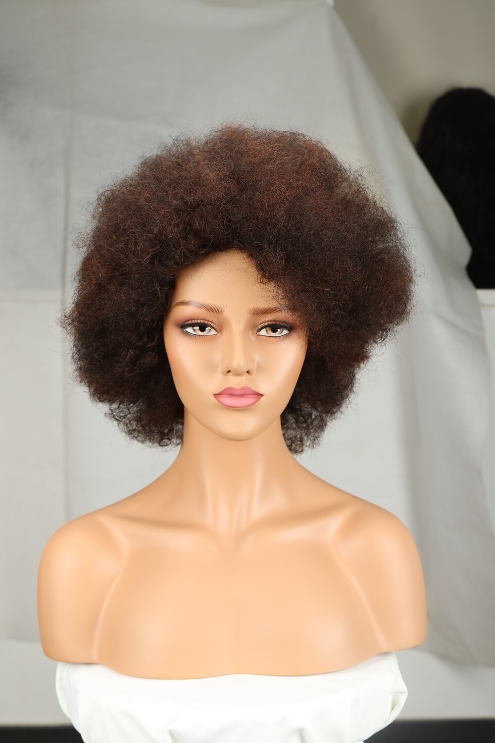 High Quality Kate Afro 100% Human Hair Wig color 4