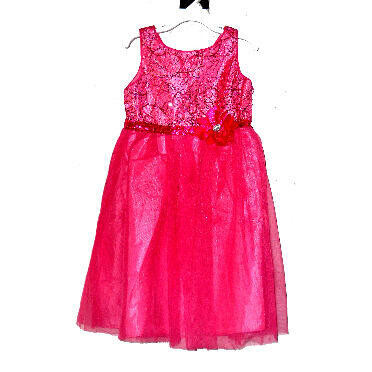 pink gown