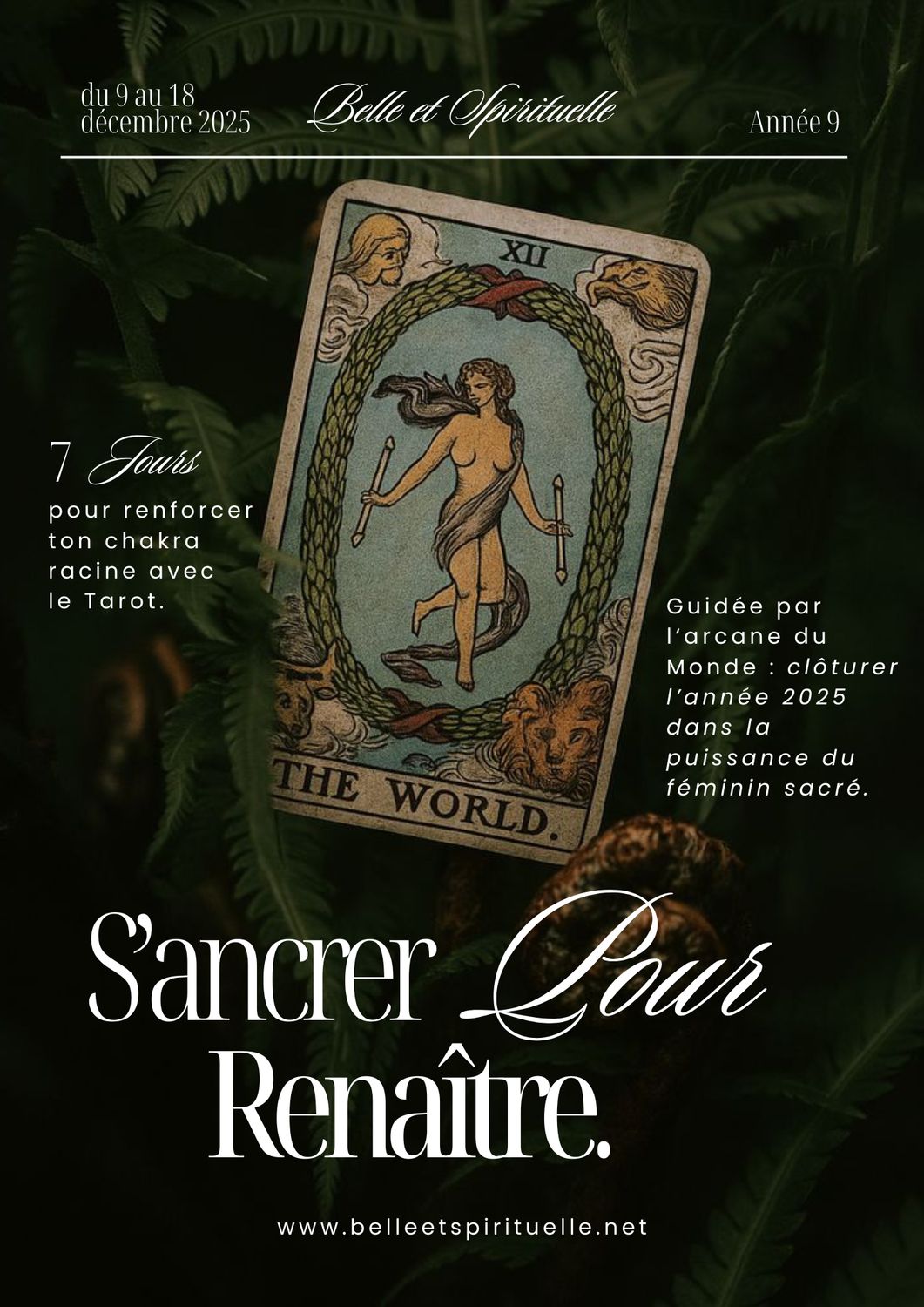 Tarot Challenge |  7 jours s'ancrer pour renaître