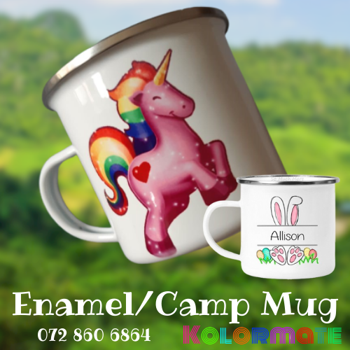 Enamel camp mug