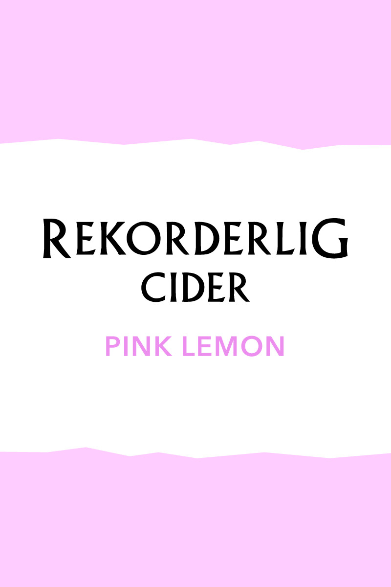 Rekorderlig Pink Lemon Cider