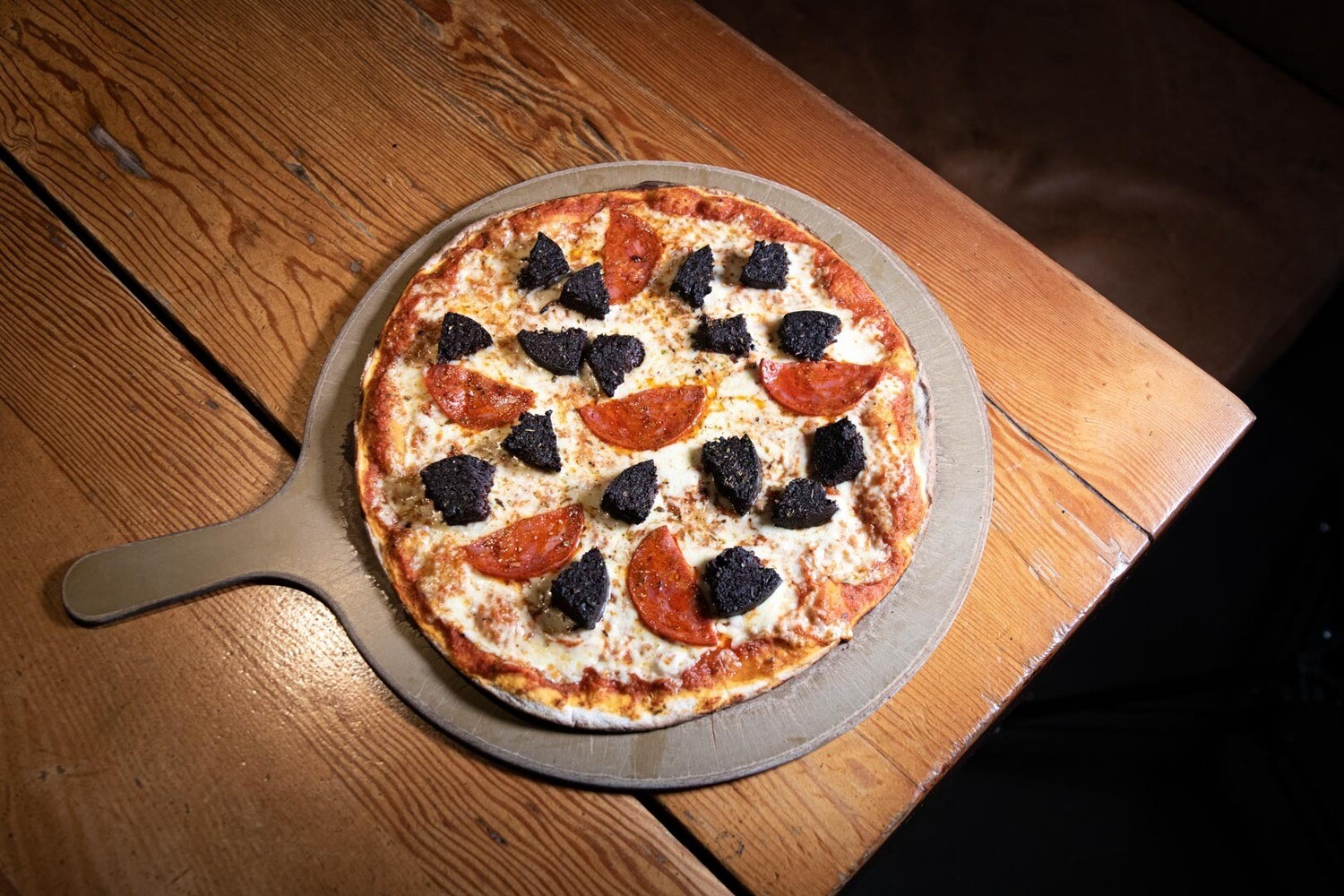 Stornoway Black Pudding Chorizo &amp; Egg Pizza