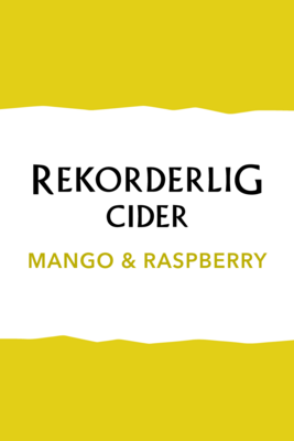 Rekorderlig Mango and Raspberry, 4%