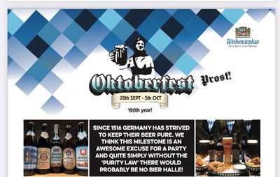OKTOBERFEST DRINKS
