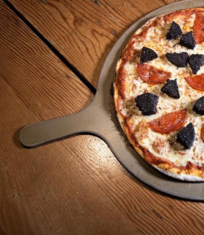 Stornoway Black Pudding &amp; Chorizo pizzetta sun-fri 12-4pm